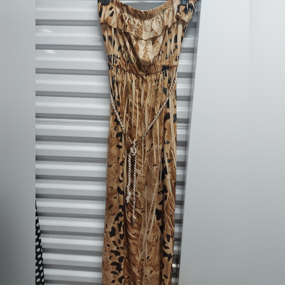 Strapless maxi long  dress 👗